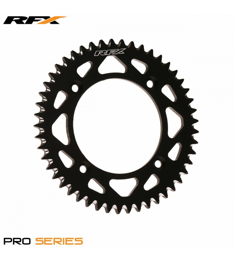 Γρανάζι Πίσω Αλουμινίου RFX Elite για Yamaha YZ80 & RM80 (Black 47T)