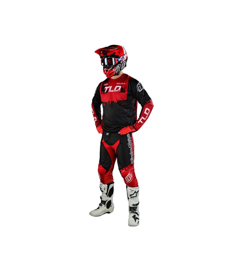 Παντελόνι MX Troy Lee Designs GP Astro Red / Black - Image 2