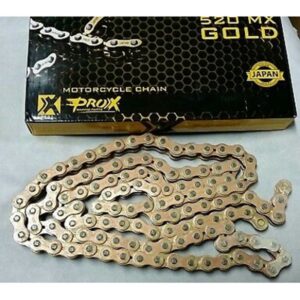 ProX Αλυσίδα 520 x 120 L Χρυσή KTM & Beta & BMW & Gas-Gas & Honda & Husaberg & Husqvarna & Kawasaki & TM & Sherco & Suzuki & Yam