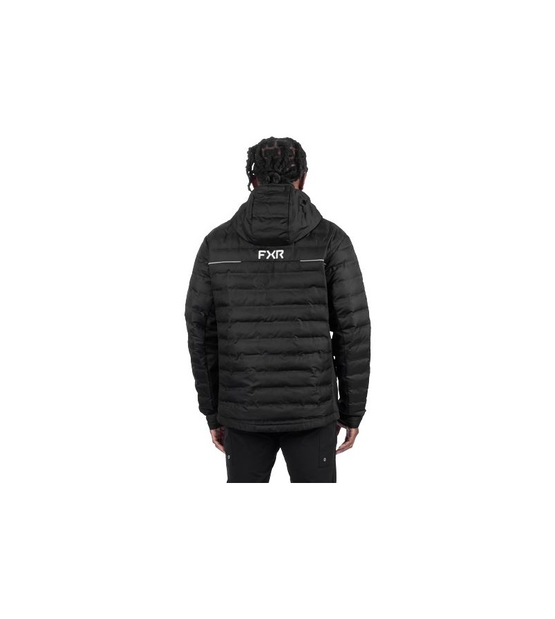 FXR Μπουφάν Podium Hybrid Quilted Black / HiVis - Image 4
