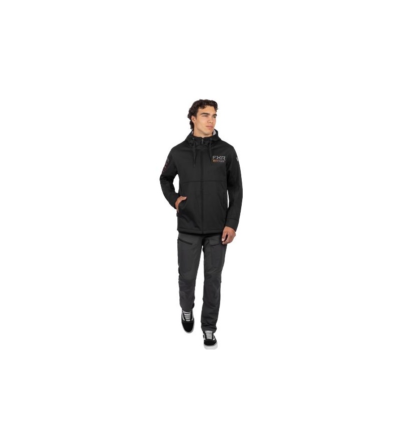 FXR M Race Softshell Jacket Black / Kash - Image 2