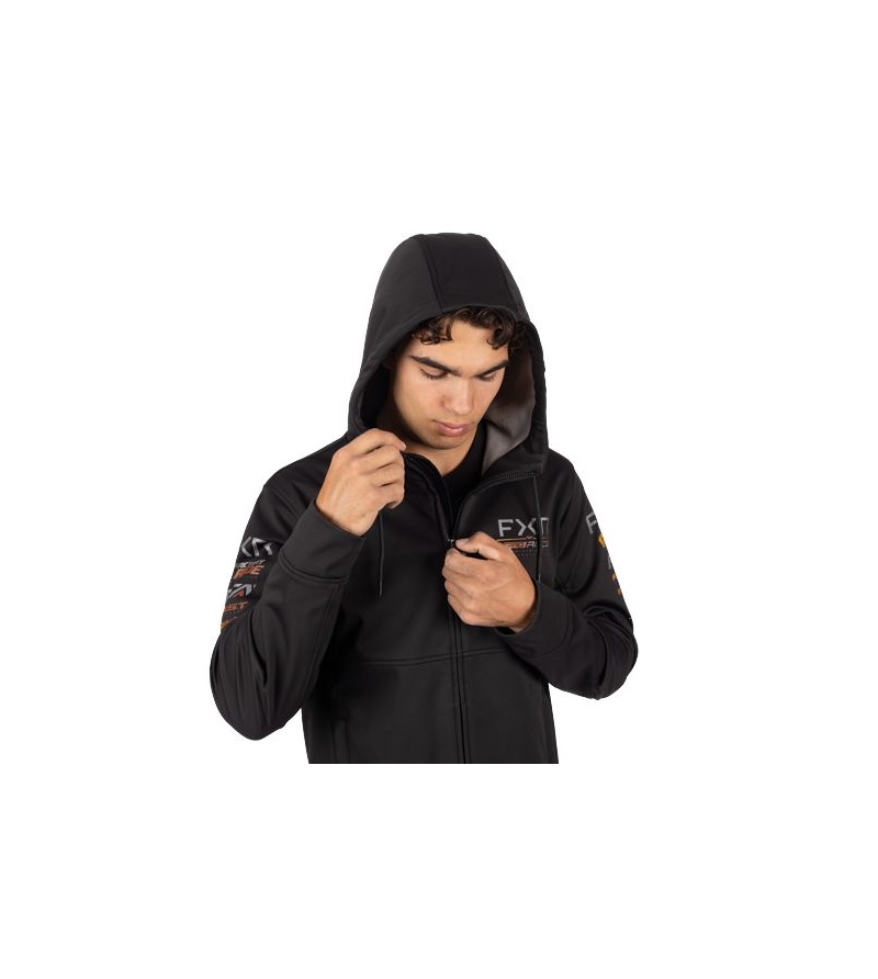 FXR M Race Softshell Jacket Black / Kash - Image 3