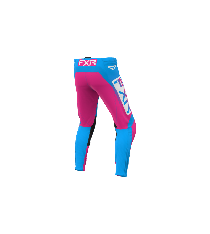 FXR Παιδικό Παντελόνι MX Clutch Cyan / E-Pink - Image 2