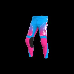 FXR Παιδικό Παντελόνι MX Clutch Cyan / E-Pink