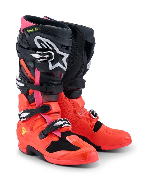 Μπότες Alpinestars Tech 7 Black/Red/Pink 1 Μπότες Alpinestars Tech 7 Black/Red/Pink