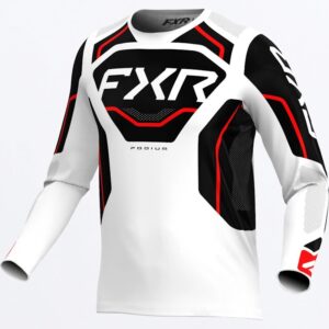 FXR Μπλούζα Podium Relay MX Άσπρο / Μαύρο / Κόκκινο