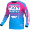 fxr pediki blouza mx clutch cyan e pink