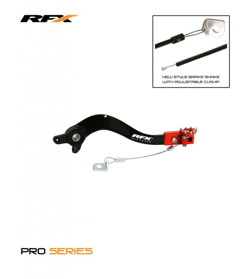 Πετάλ Πίσω Φρένου Flex, RFX Pro (Μαύρο/Πορτοκαλί) 1 Πετάλ Πίσω Φρένου Flex, RFX Pro (Μαύρο/Πορτοκαλί)
