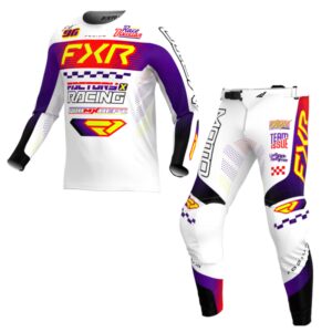 Στολή FXR MX Podium Gladiator White / Purple / Red