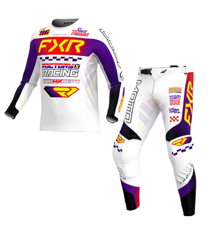 Στολή FXR MX Podium Gladiator White / Purple / Red 1 Στολή FXR MX Podium Gladiator White / Purple / Red