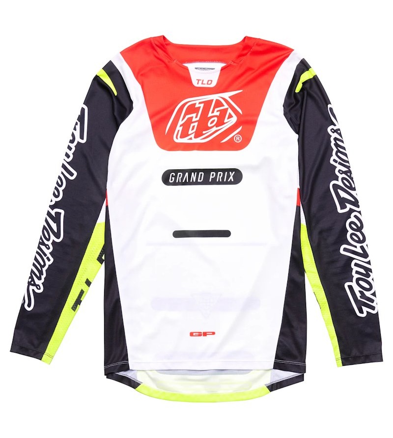 Troy Lee Designs Μπλούζα Youth Gp Pro μίξη άσπρο και Glo red 1 Troy Lee Designs Μπλούζα Youth Gp Pro μίξη άσπρο και Glo red