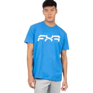 FXR T-Shirt M Vapor Premium Blue/White