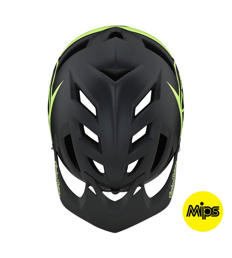 Troy Lee Designs Κράνος A1 (Mips) MTB Classic Gray / Green 3 Troy Lee Designs Κράνος A1 (Mips) MTB Classic Gray / Green - Image 3