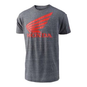 Troy Lee Designs T-Shirt Honda Wing Heather Gray