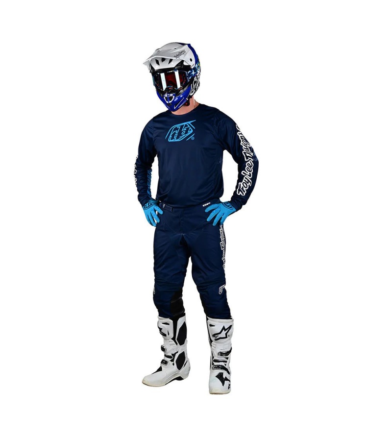 Troy Lee Designs Μπλούζα GP Pro Navy / Pro Blue 3 Troy Lee Designs Μπλούζα GP Pro Navy / Pro Blue - Image 3