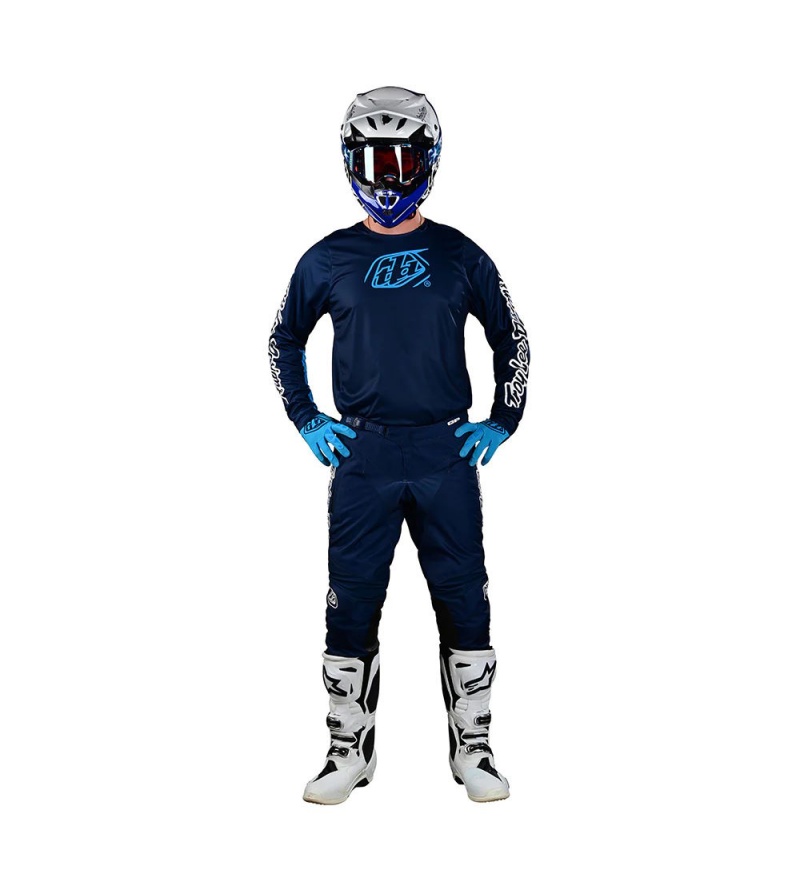 Troy Lee Designs Μπλούζα GP Pro Navy / Pro Blue 4 Troy Lee Designs Μπλούζα GP Pro Navy / Pro Blue - Image 4