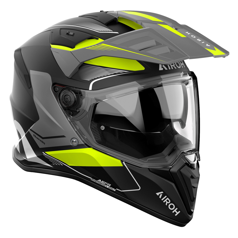 Κράνος Airoh Bandit Yellow Matt 1 Κράνος Airoh Bandit Yellow Matt