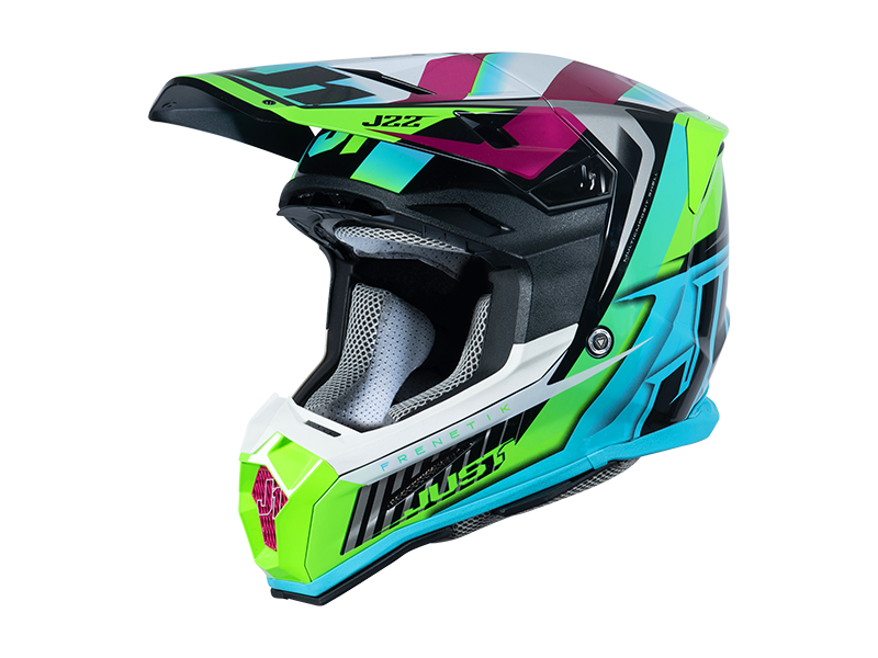 Κράνος JUST1 J-22F Frenetik (Fluo Lime/Black Gloss) 4 Κράνος JUST1 J-22F Frenetik (Fluo Lime/Black Gloss) - Image 4