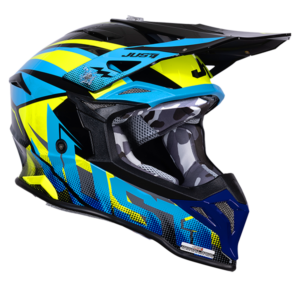 Κράνος JUST1 J-39 Revo (Blue/Fluo Yellow/Black Gloss)