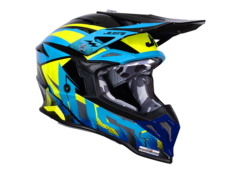 Κράνος JUST1 J-39 Revo (Blue/Fluo Yellow/Black Gloss) 1 Κράνος JUST1 J-39 Revo (Blue/Fluo Yellow/Black Gloss)