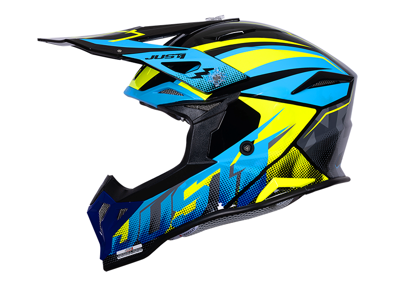 Κράνος JUST1 J-39 Revo (Blue/Fluo Yellow/Black Gloss) 4 Κράνος JUST1 J-39 Revo (Blue/Fluo Yellow/Black Gloss) - Image 4