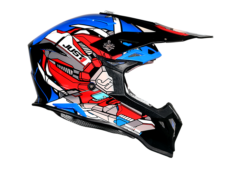 Κράνος JUST1 J-39 Suppressor (Red/Blue/Black Gloss) 1 Κράνος JUST1 J-39 Suppressor (Red/Blue/Black Gloss)